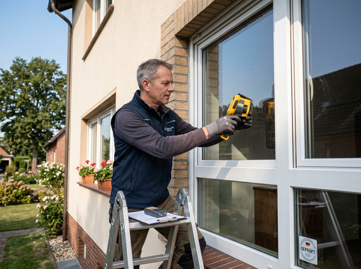 Fachgerechte Prüfung der Fenster durch einen Experten