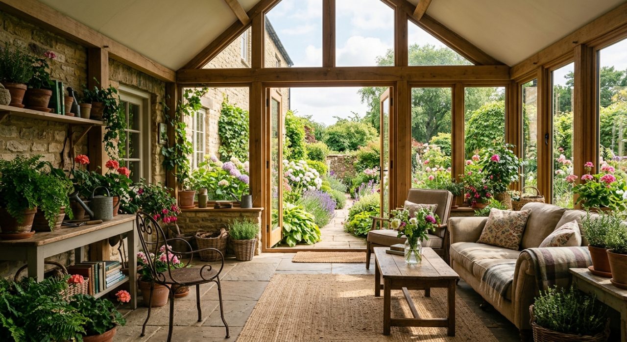 gemütliches Gartenzimmer / Kaltwintergarten